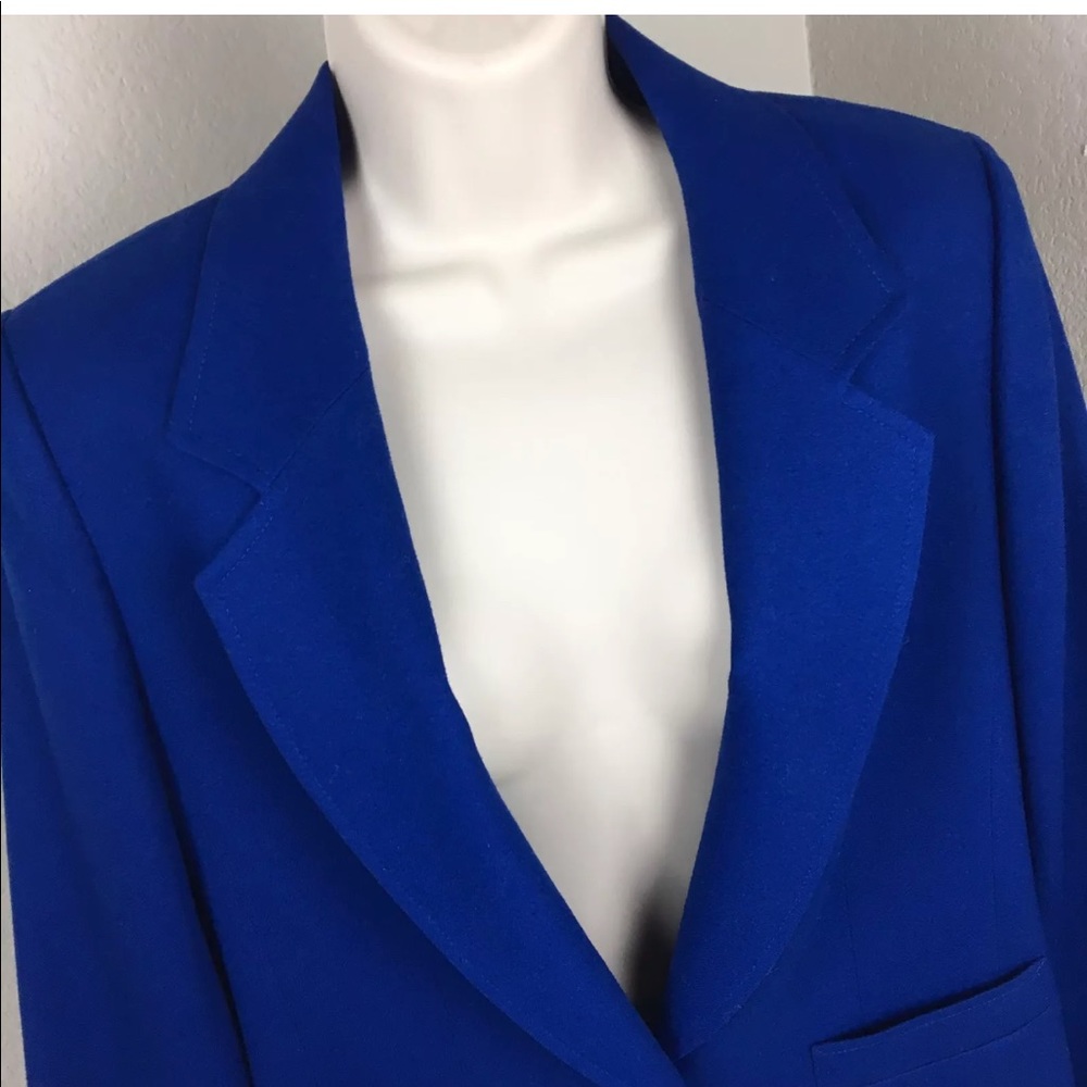 Pendleton Size 10 Large Virgin Wool Blue Jacket - image 2
